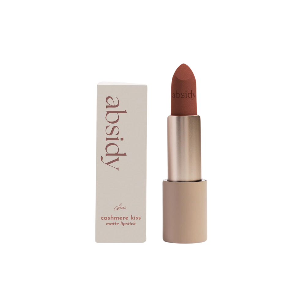 Absidy Beauty Cashmere Kiss Matte Lipstick Heart Evangelista Chai