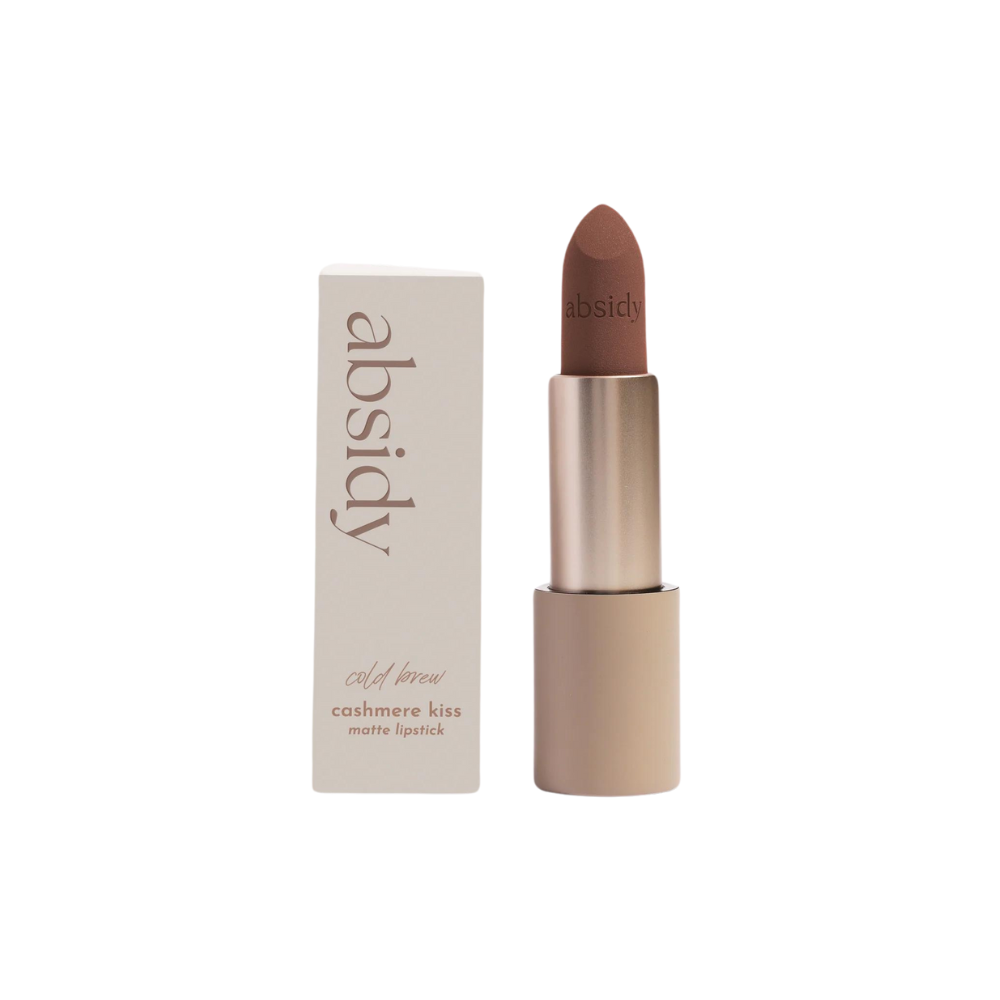 Absidy Beauty Cashmere Kiss Matte Lipstick Heart Evangelista Cold brew