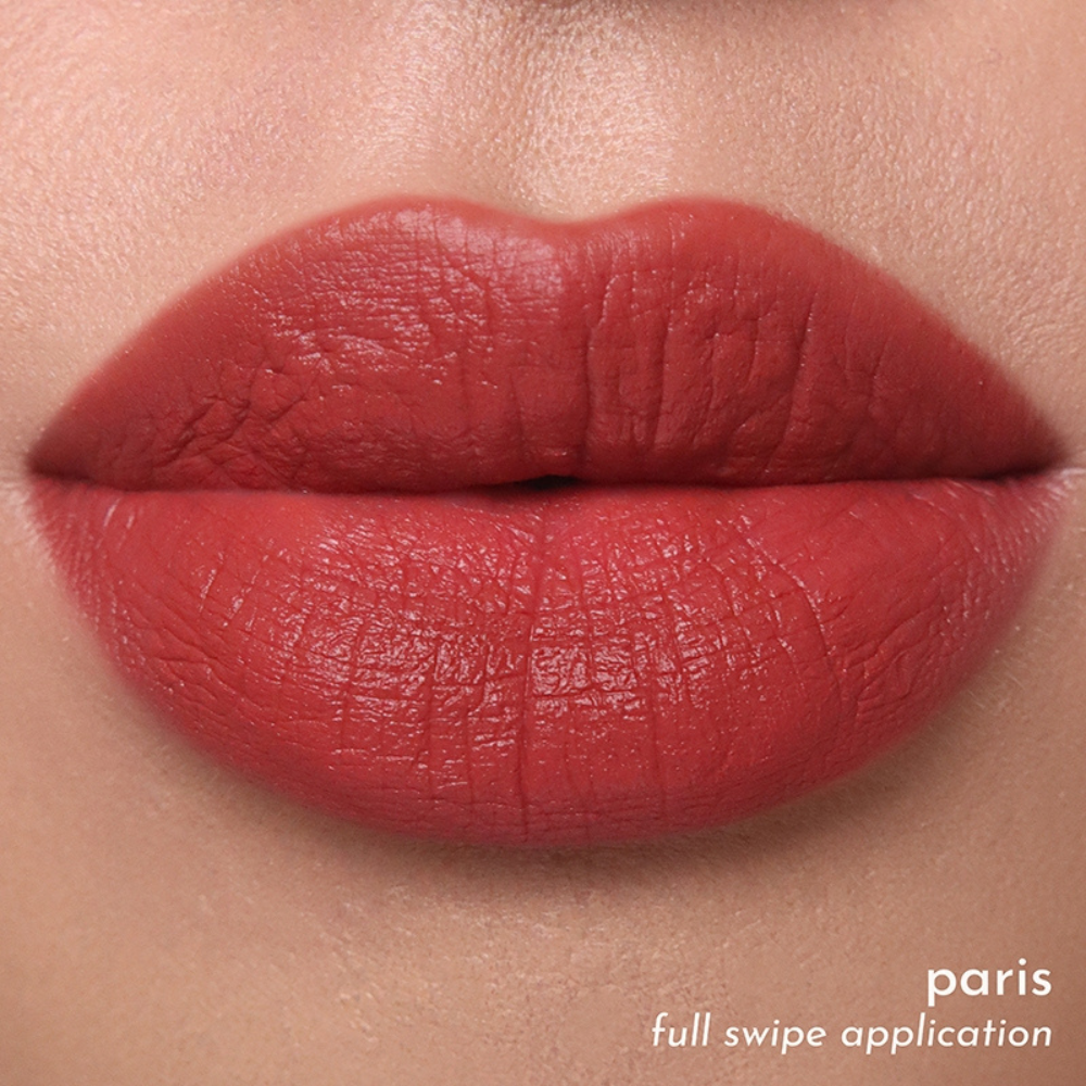 Absidy Beauty Cashmere Kiss Matte Lipstick Heart Evangelista Swatches Lips Arm Swatches Paris
