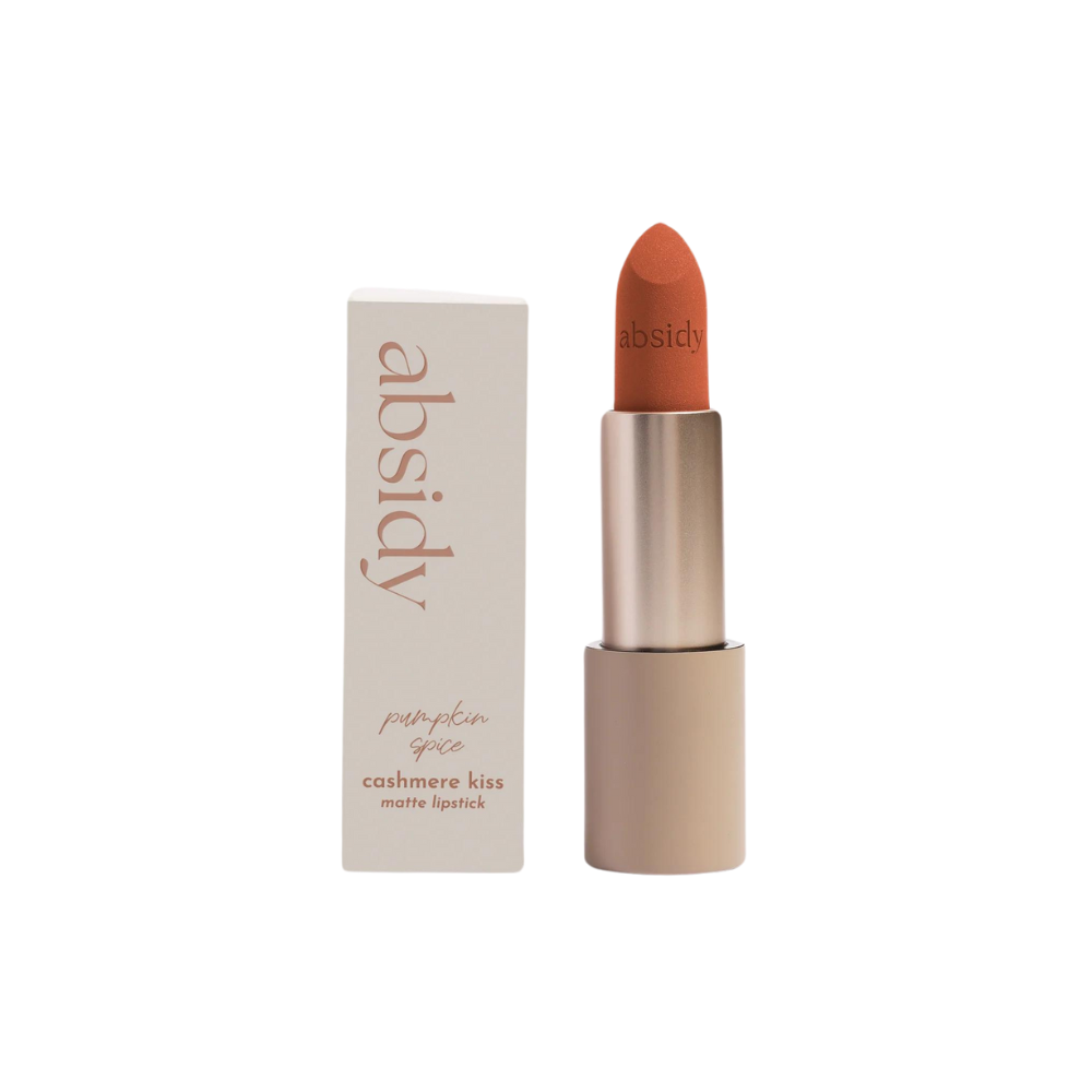 Absidy Beauty Cashmere Kiss Matte Lipstick Heart Evangelista Swatches Lips Arm Swatches Pumpkin spice