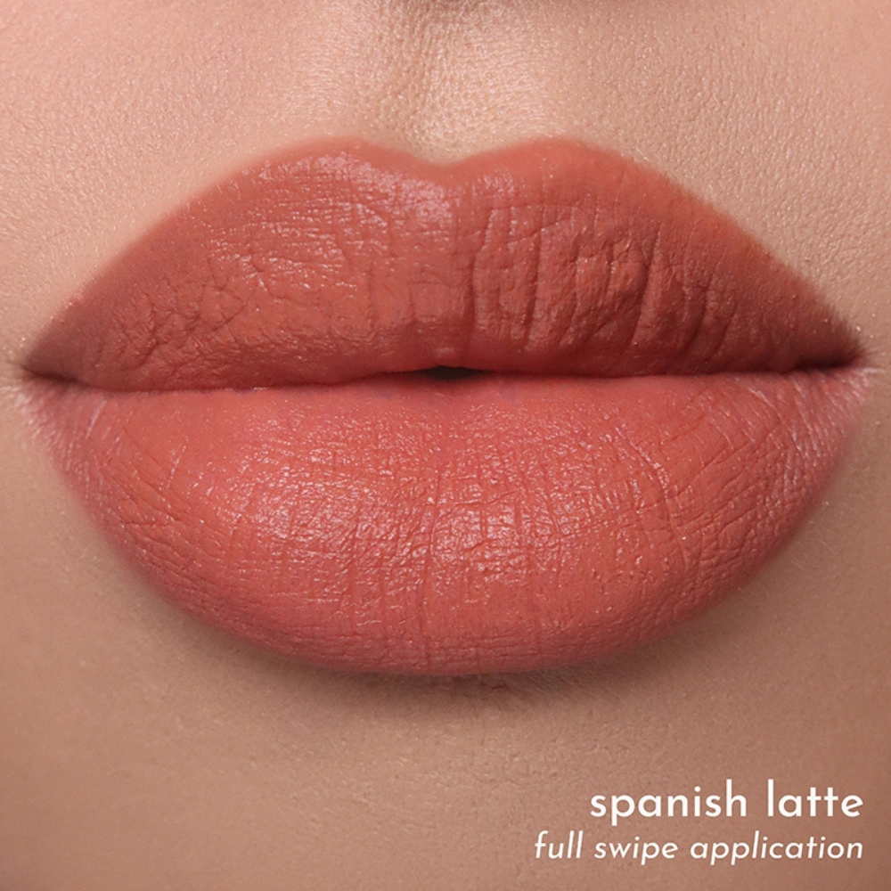 Absidy Beauty Cashmere Kiss Matte Lipstick Heart Evangelista Swatches Lips Arm Swatches Spanish Latte