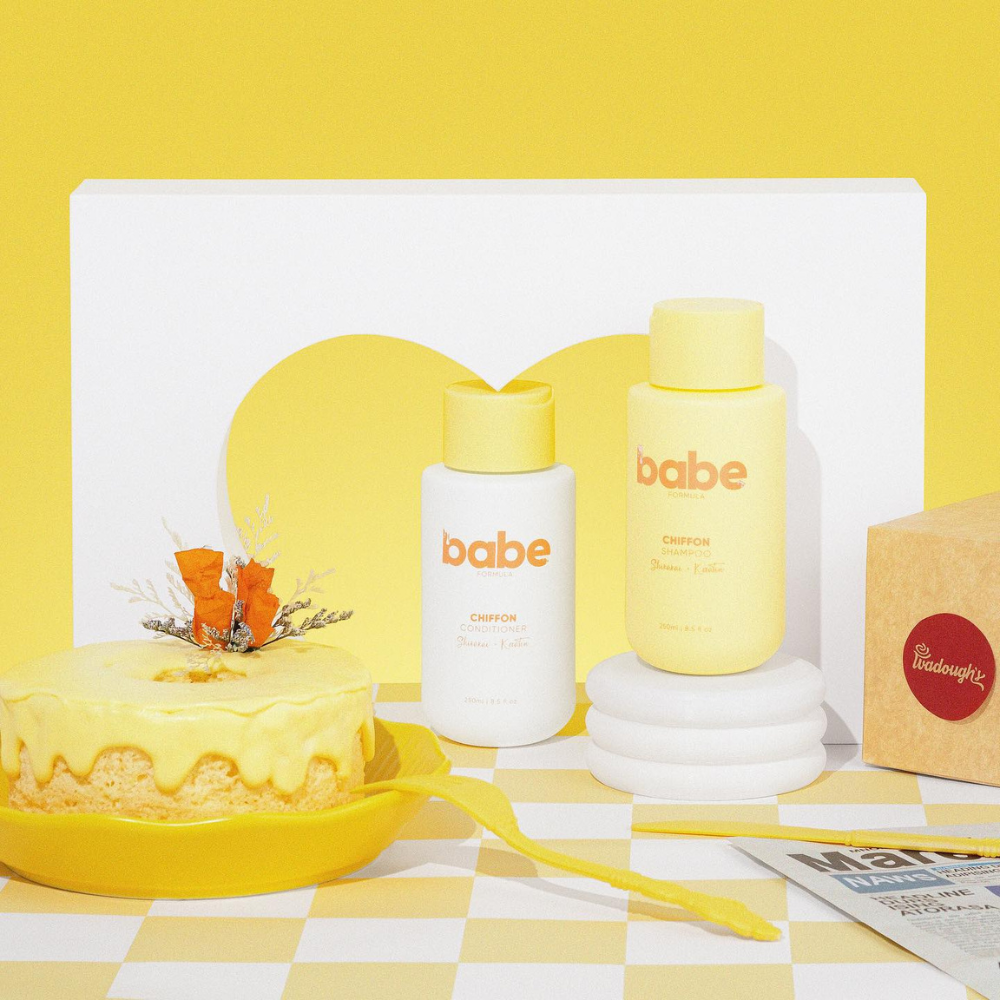 Babe Formula Chiffon Shampoo and Conditioner - Shikakai + Keratin