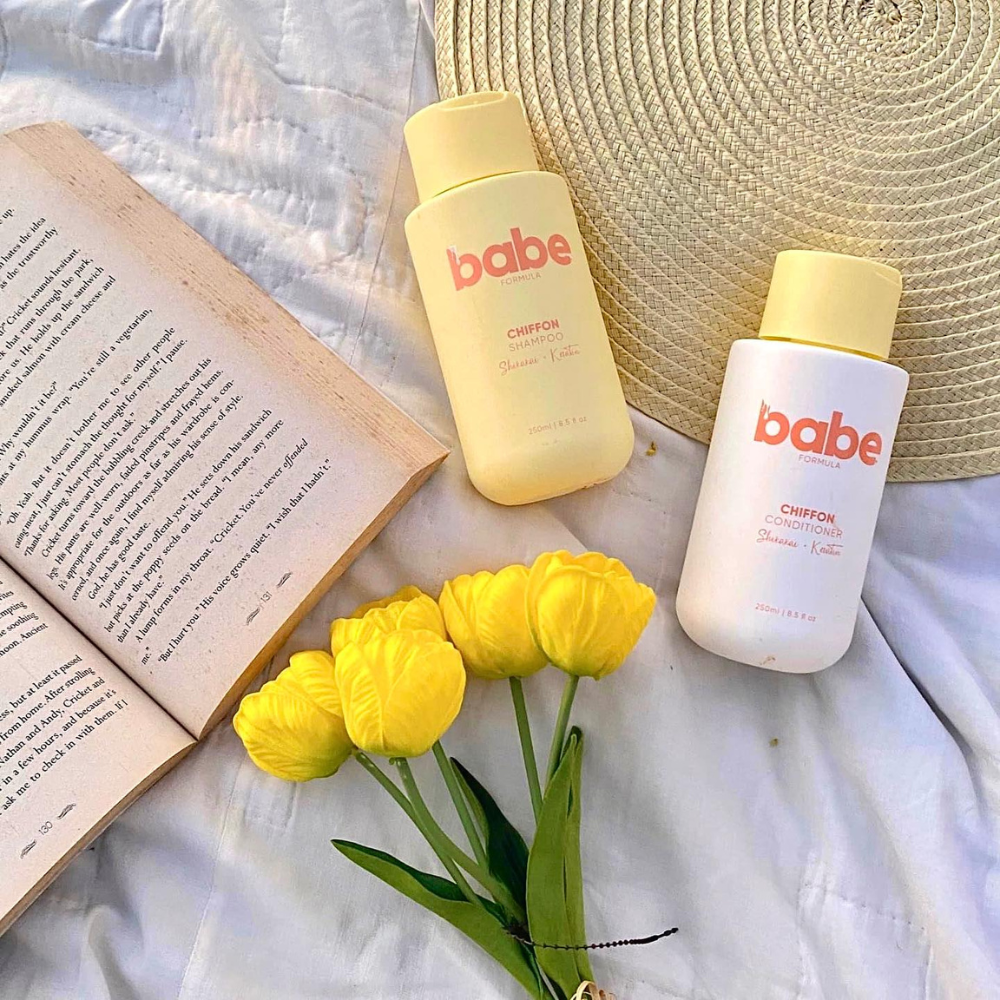 Babe Formula Chiffon Shampoo and Conditioner - Shikakai + Keratin