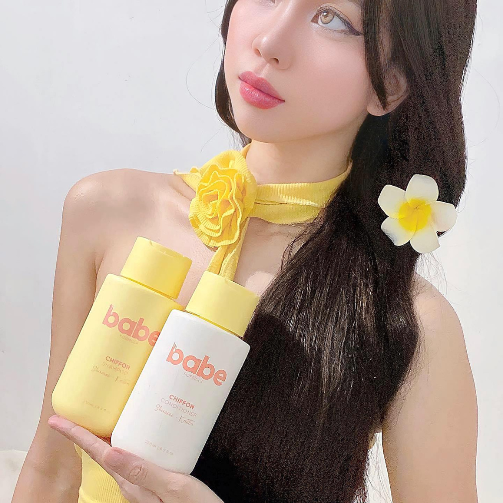 Babe Formula Chiffon Shampoo and Conditioner - Shikakai + Keratin