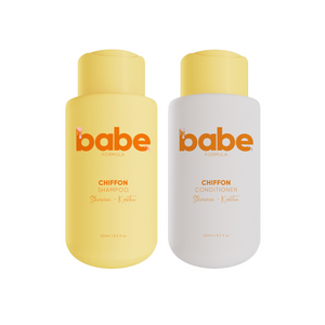 Babe Formula Chiffon Shampoo and Conditioner - Shikakai + Keratin