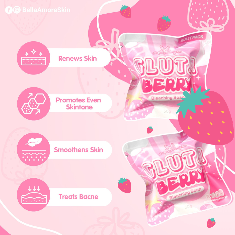 Bella Amore Skin Gluta Berry Soap