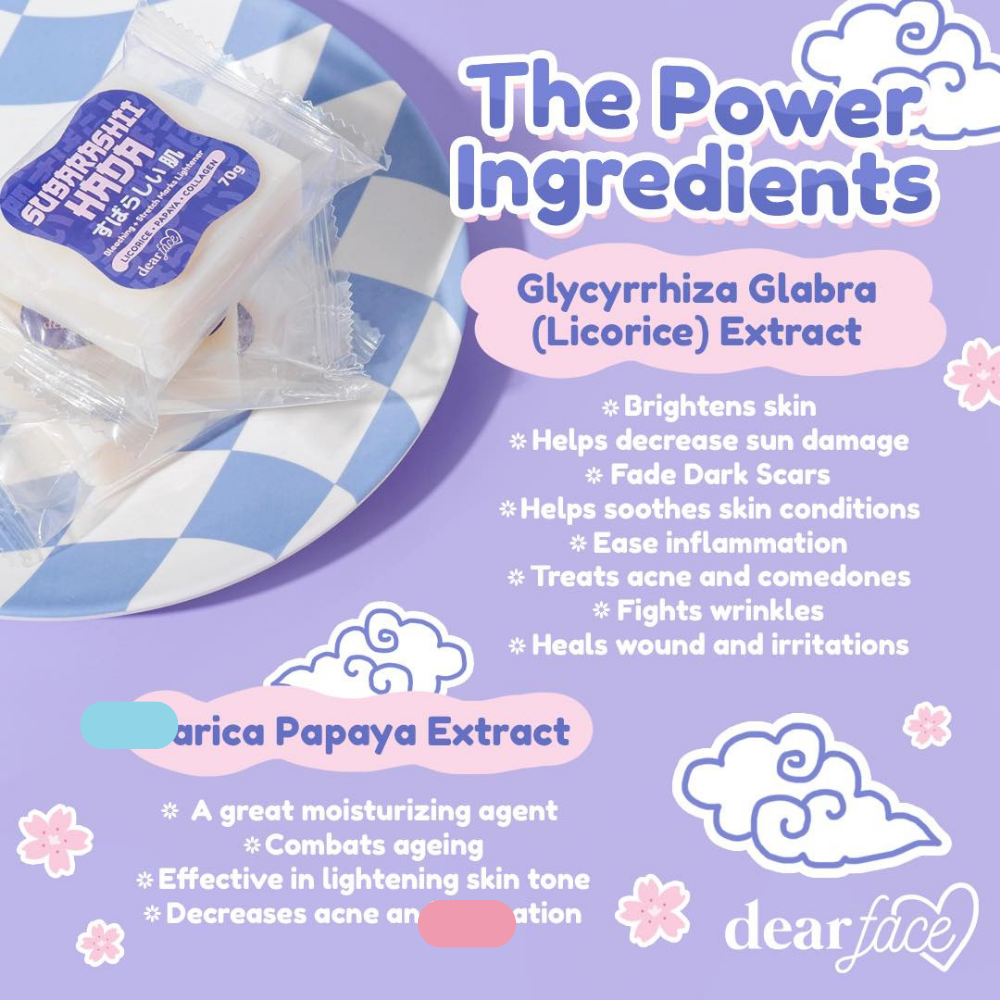 Dear Face Subarashii Hada Soap