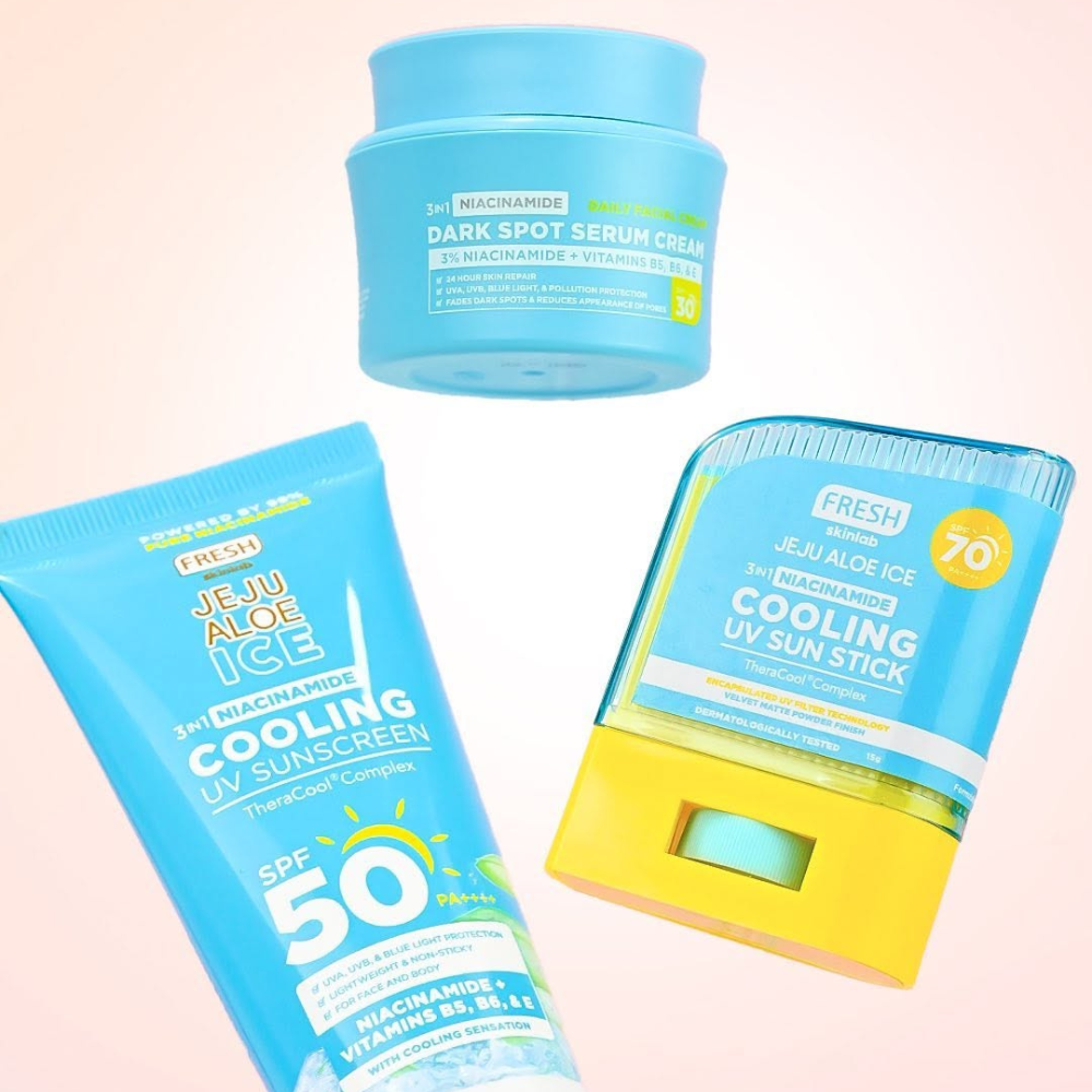 Fresh Philippines Skinlab Aloe Ice 3 in 1 Niacinamide Cooling UV Sun Stick SPF 70 15g