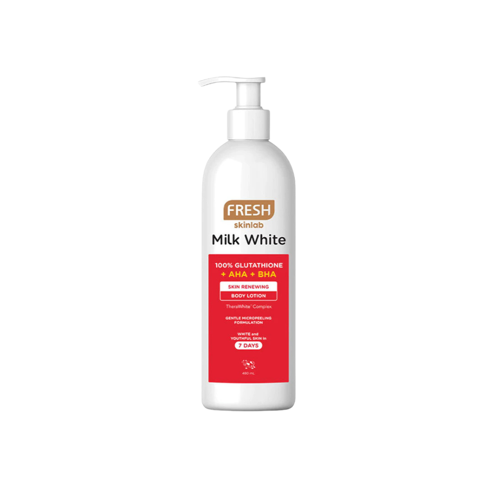Milk White Skin Renewing Body Lotion Gentle Micropeeling Formula 480ml Milk White Skin Renewing Body Lotion Gentle Micropeeling Formula 480ml