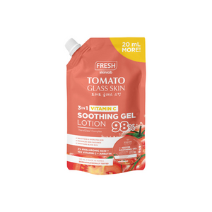Fresh Skinlab 3 in 1 Vitamin C Tomato Glass Skin Soothing Gel Lotion Pouch