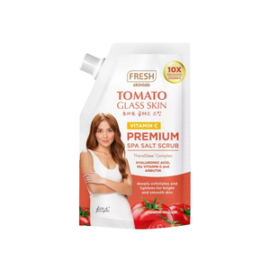 Fresh Philippines Skinlab Tomato Glass Skin Vitamin C Premium Spa Salt Scrub 350g