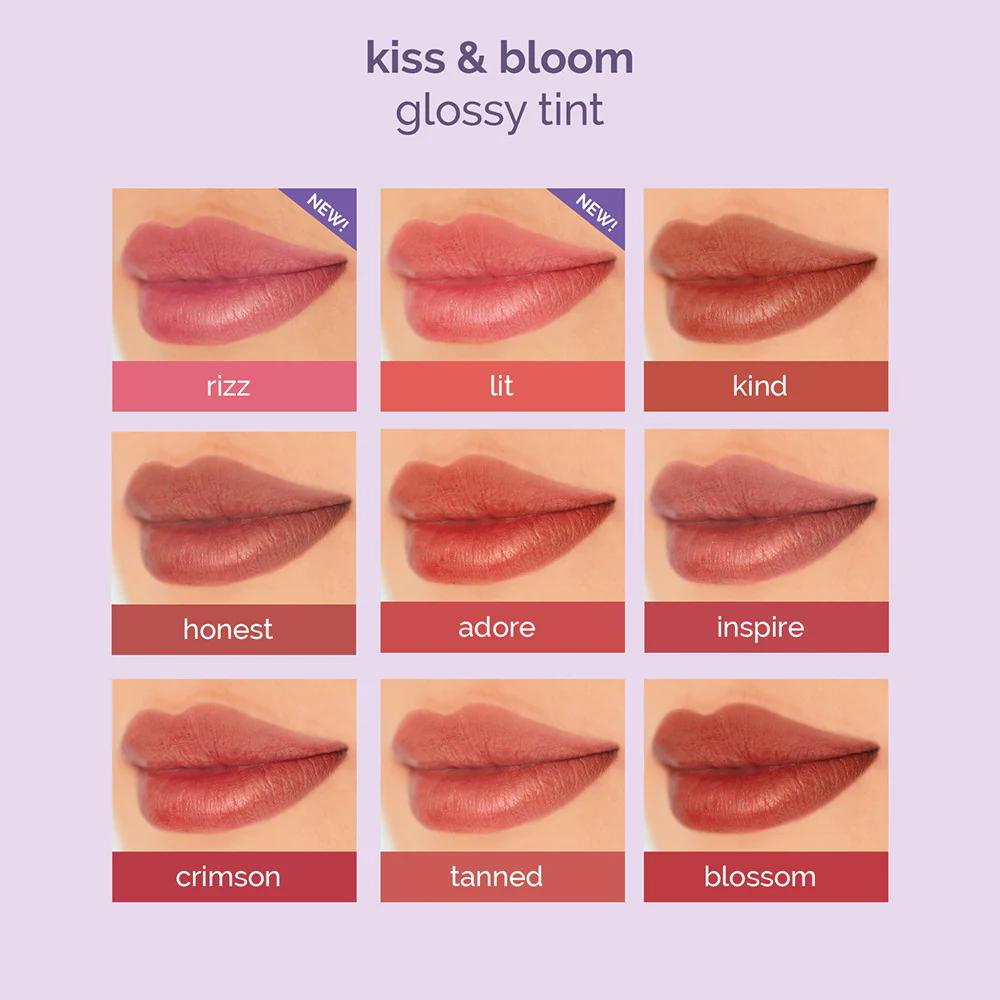 Happy Skin Cosmetics Kiss & Bloom Glossy Tint - Lit