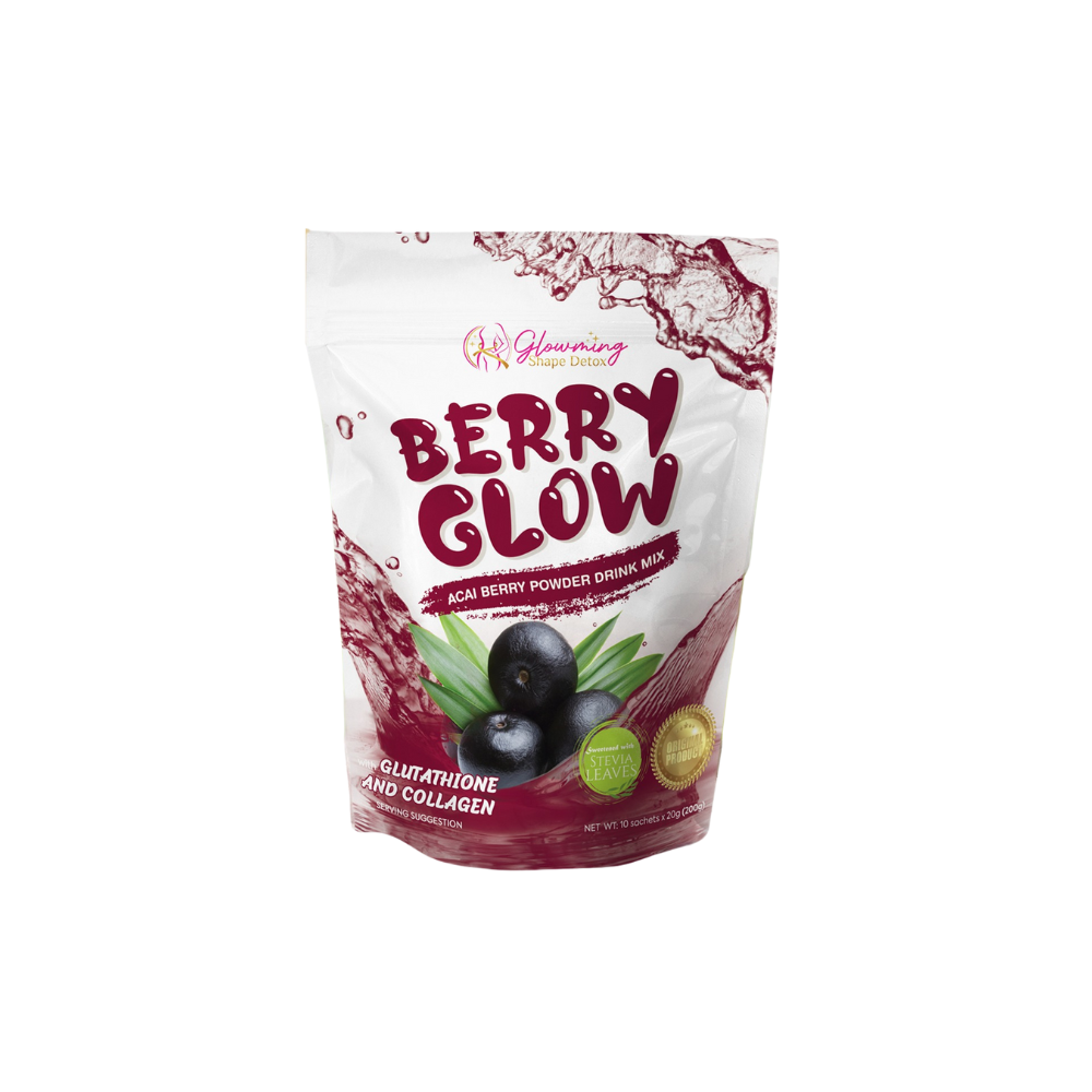 Glowming Shape Detox Premium Berry Glow Acai Berry Juice Drink Cris Cosmetics