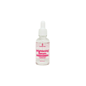 Bottle of Hada Labo Brightening Serum on a white background Habibi Skin Brightening Serum with 2% Pure Hyaluronic Acid with Green Tea 30ml