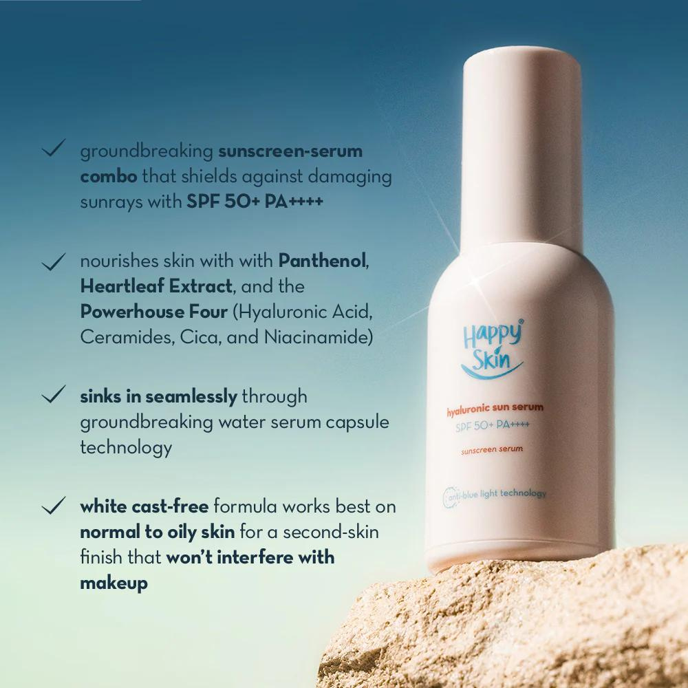 Happy Skin Hyaluronic Sun Serum Benefits