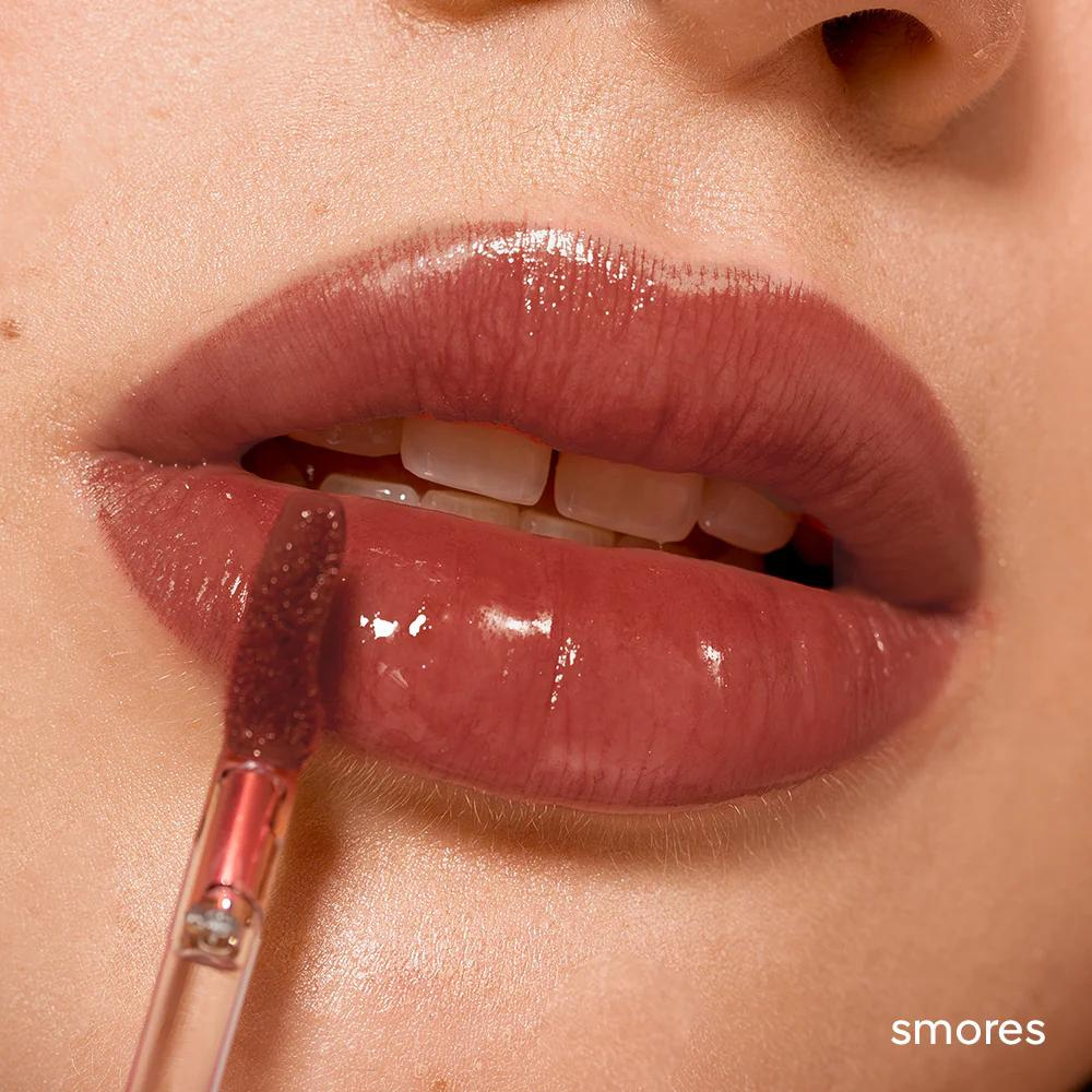 Happy Skin Lip Jelly -Dewy Gel Tint Smores lips