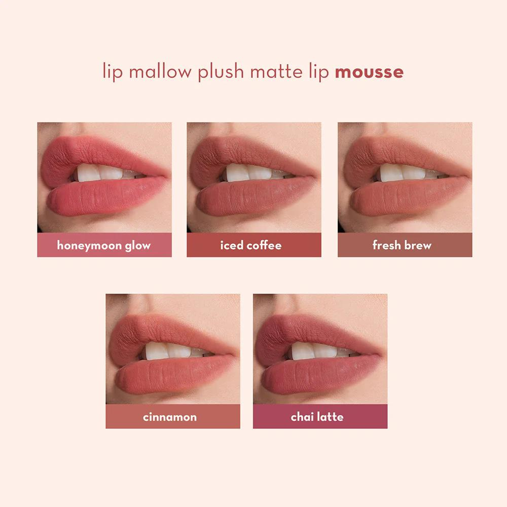 Happy Skin Lip Mallow Plush Matte Lip Mousse Coffee Edition -Fresh Brew
