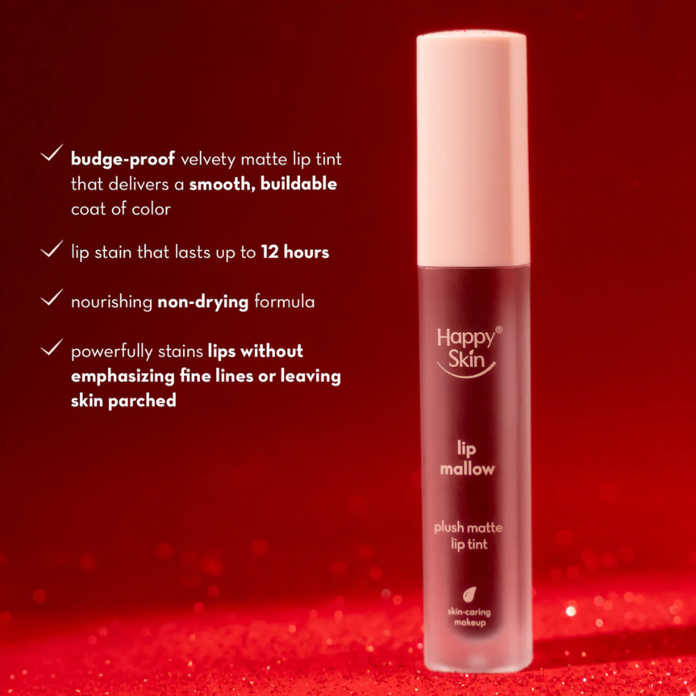 Happy Skin Lip Mallow Plush Matte Lip Tint - Chai Latte