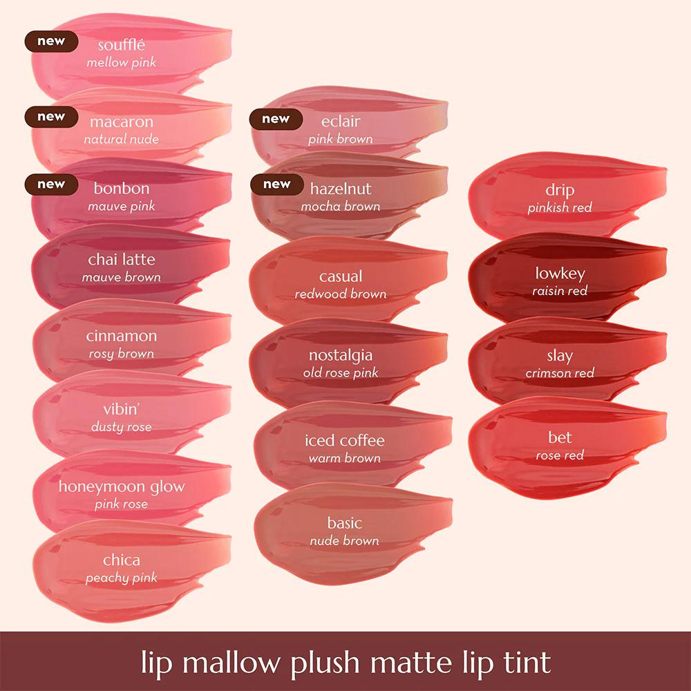 Happy Skin Lip Mallow Plush Matte Lip Tint - Macaron