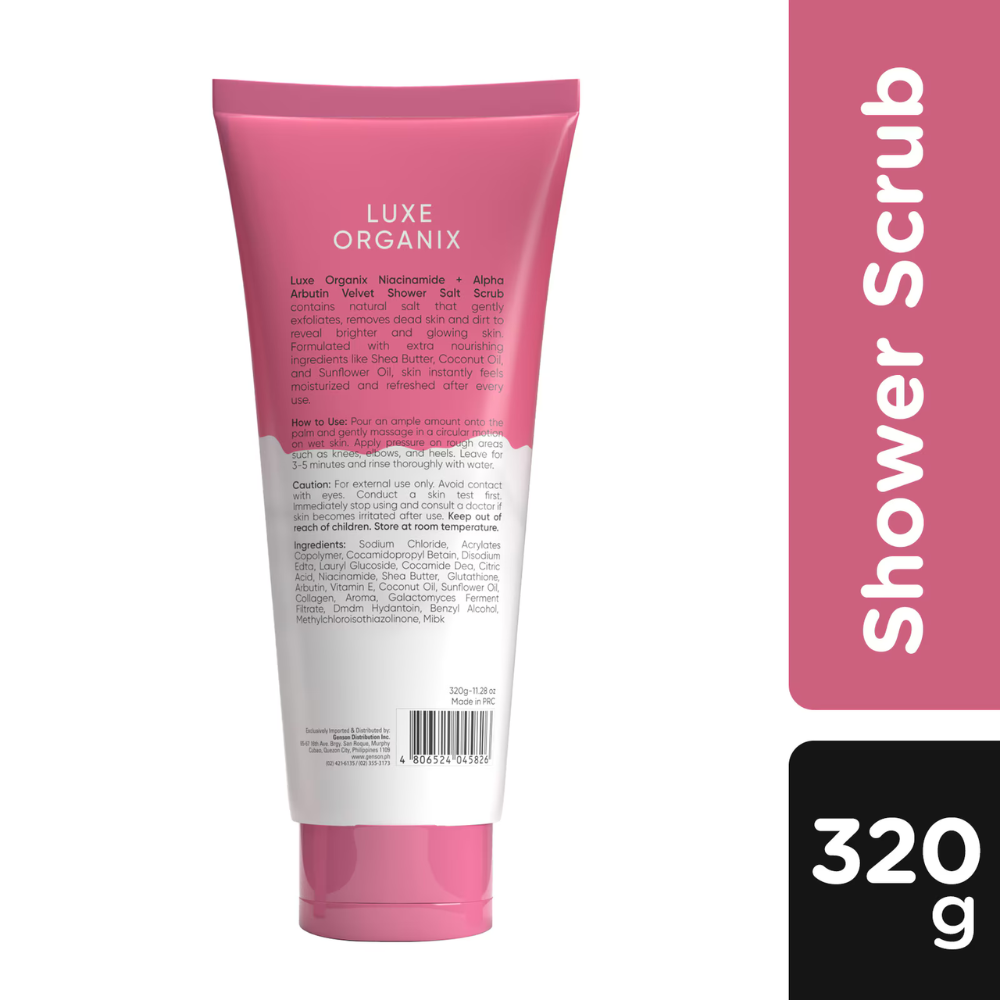 Niacinamide + Alpha Arbutin Velvet Shower Salt Scrub