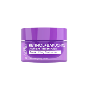 Luxe Organix Retinol + Bakuchiol Overnight Radiant Glow Botox Lifting Moisturizer