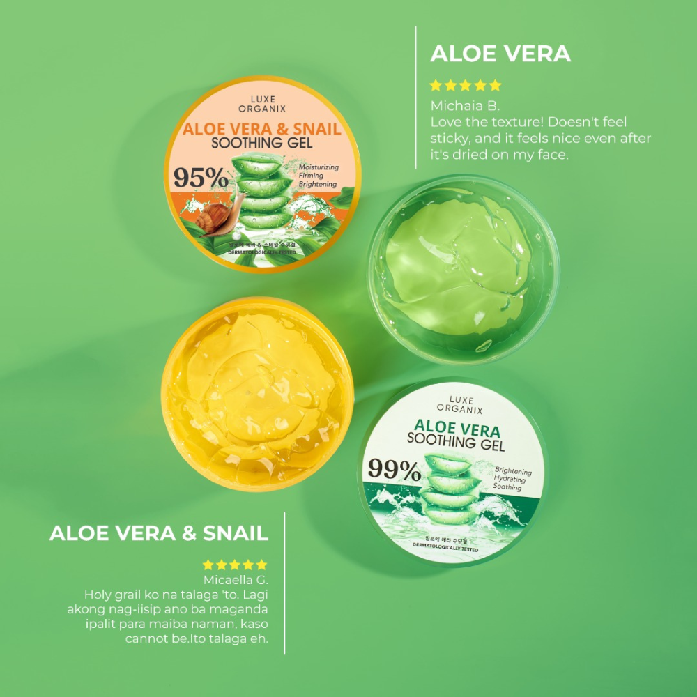 Luxe Organix Aloe Vera & Snail Soothing Gel