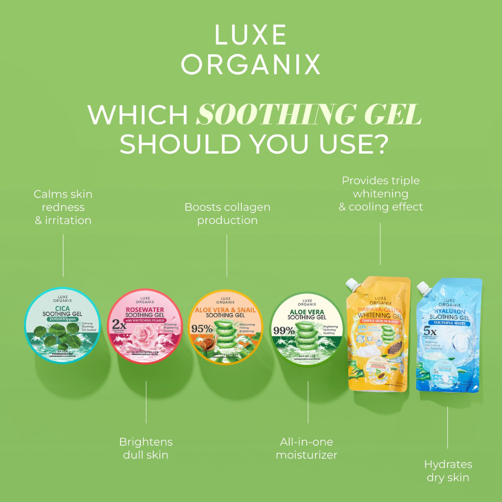 Luxe Organix Aloe Vera & Snail Soothing Gel