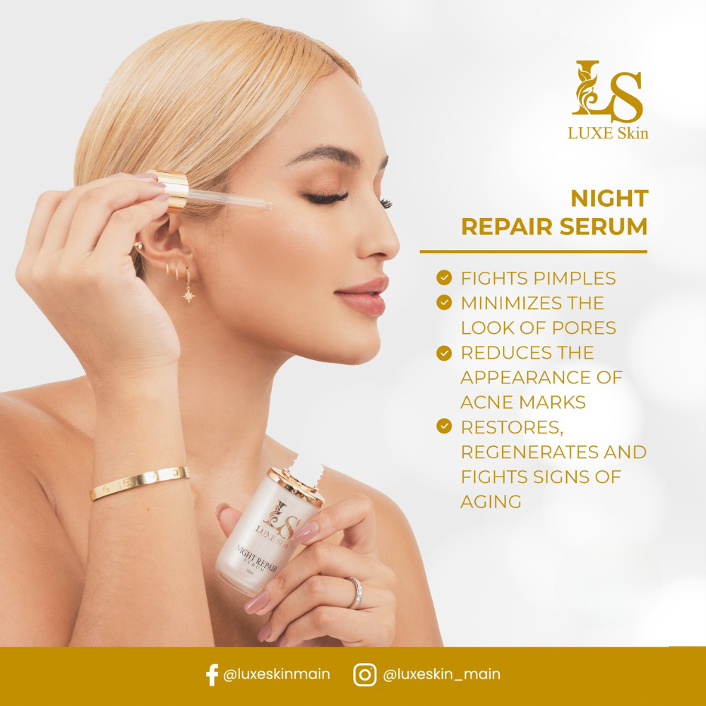 Luxe Skin and Beauty Wellness Group Night Repair Serum