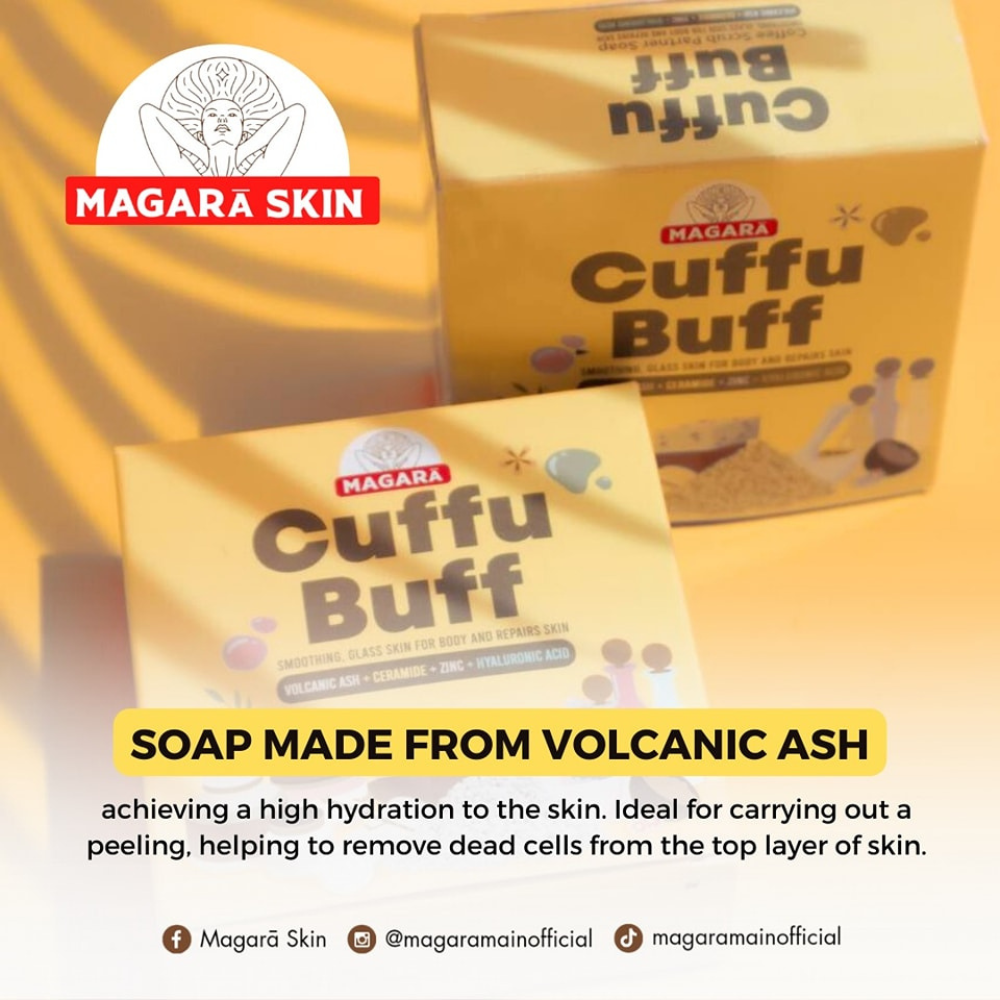 Magara Skin Cuffu Buff Coffee Scrub Partner Soap