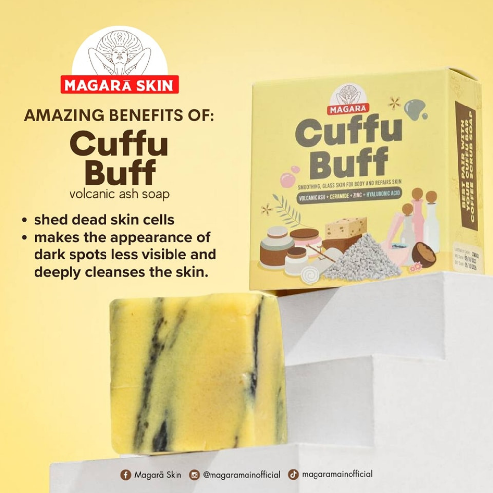 Magara Skin Cuffu Buff Coffee Scrub Partner Soap