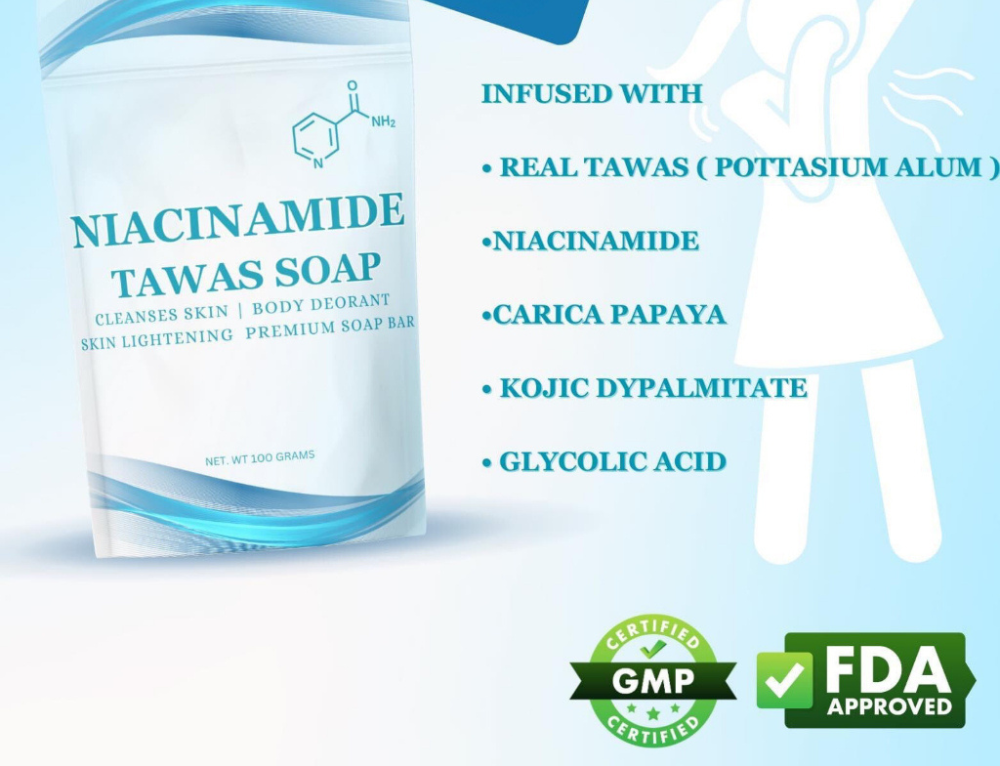 Formulove Niacinamide Tawas Soap 100g