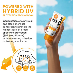 Oxecure Daily Sunscreen Hybrid UV Protection SPF50+