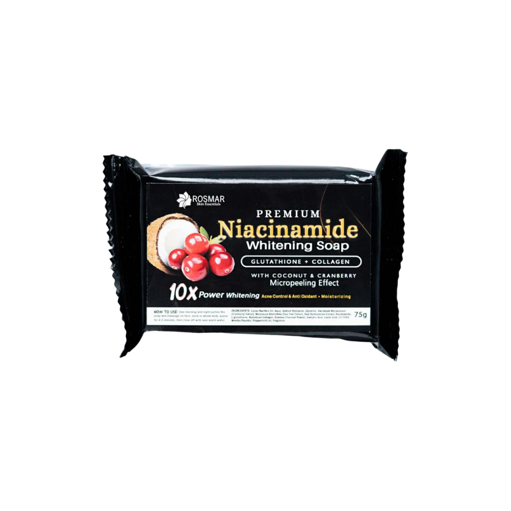 Rosmar Premium Niacinamide Brightening Soap - Glass Skin Body Bar PNY BEAUTY Rosmar Premium Niacinamide Brightening Soap - Glass Skin Body Bar PNY BEAUTY