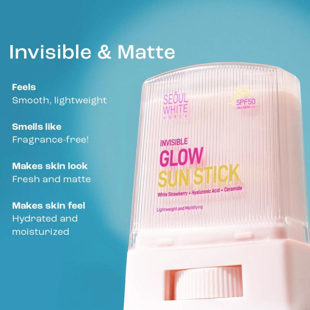 Seoul White Korea Invisible Glow Sun Stick