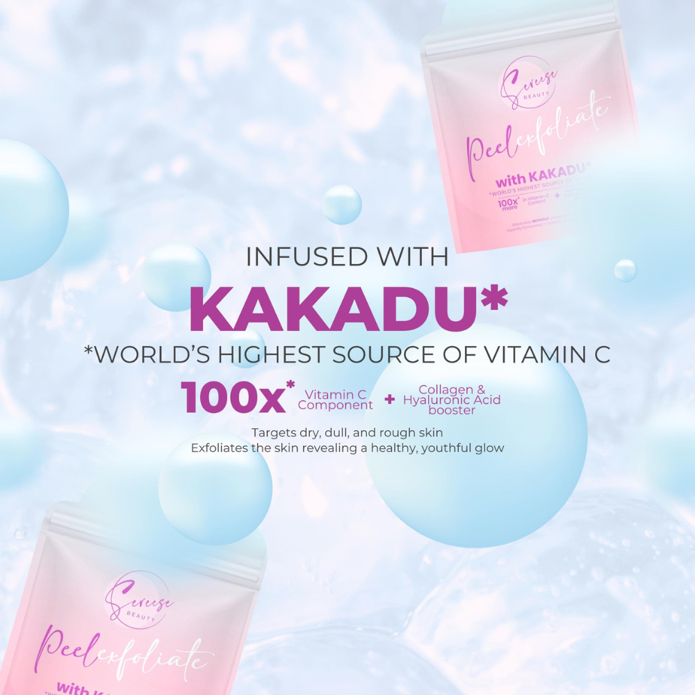 Sereese Beauty Peel Exfoliate with Kakadu: world's highest source of vitamin C