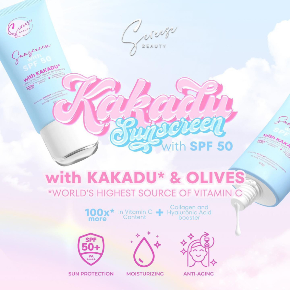Sereese Beauty Sunscreen with SPF50 with Kadaku 50g