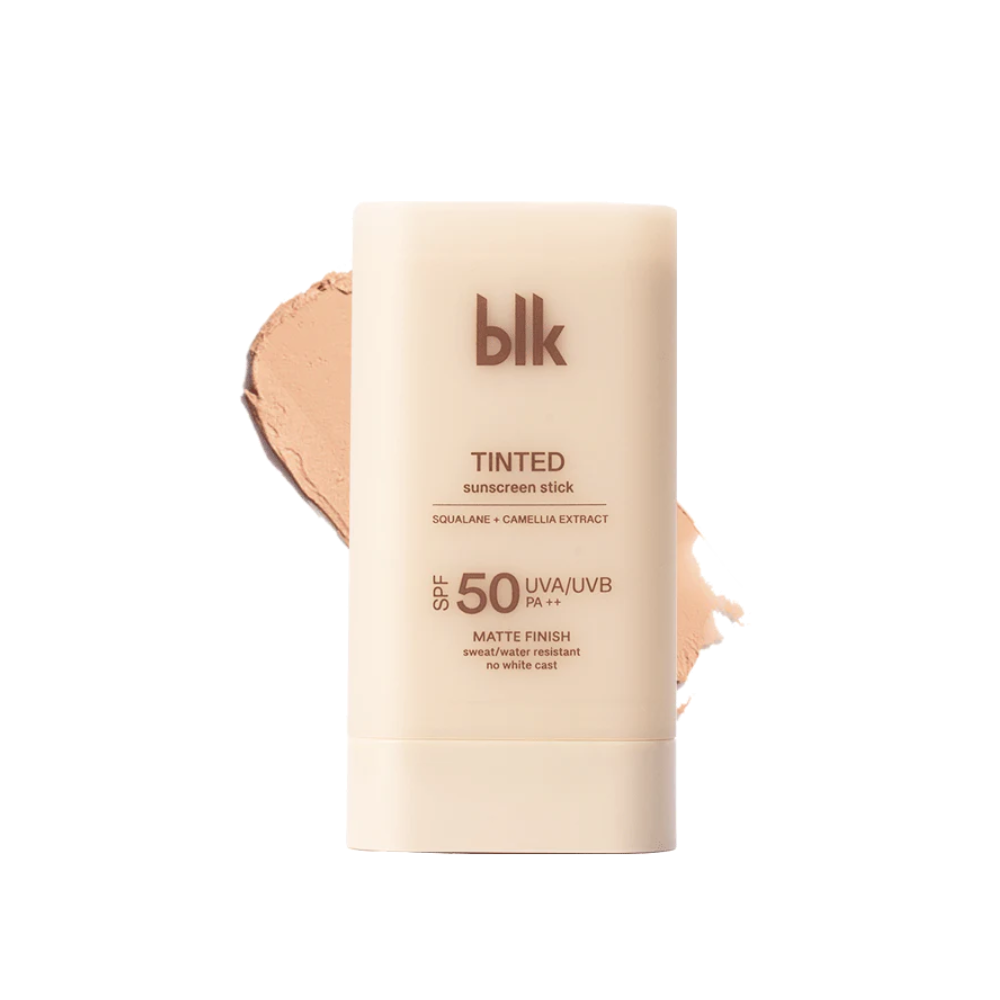 blk cosmetics  tinted Sunscreen Sticks - Matte Finish Sweat/Water Resistant