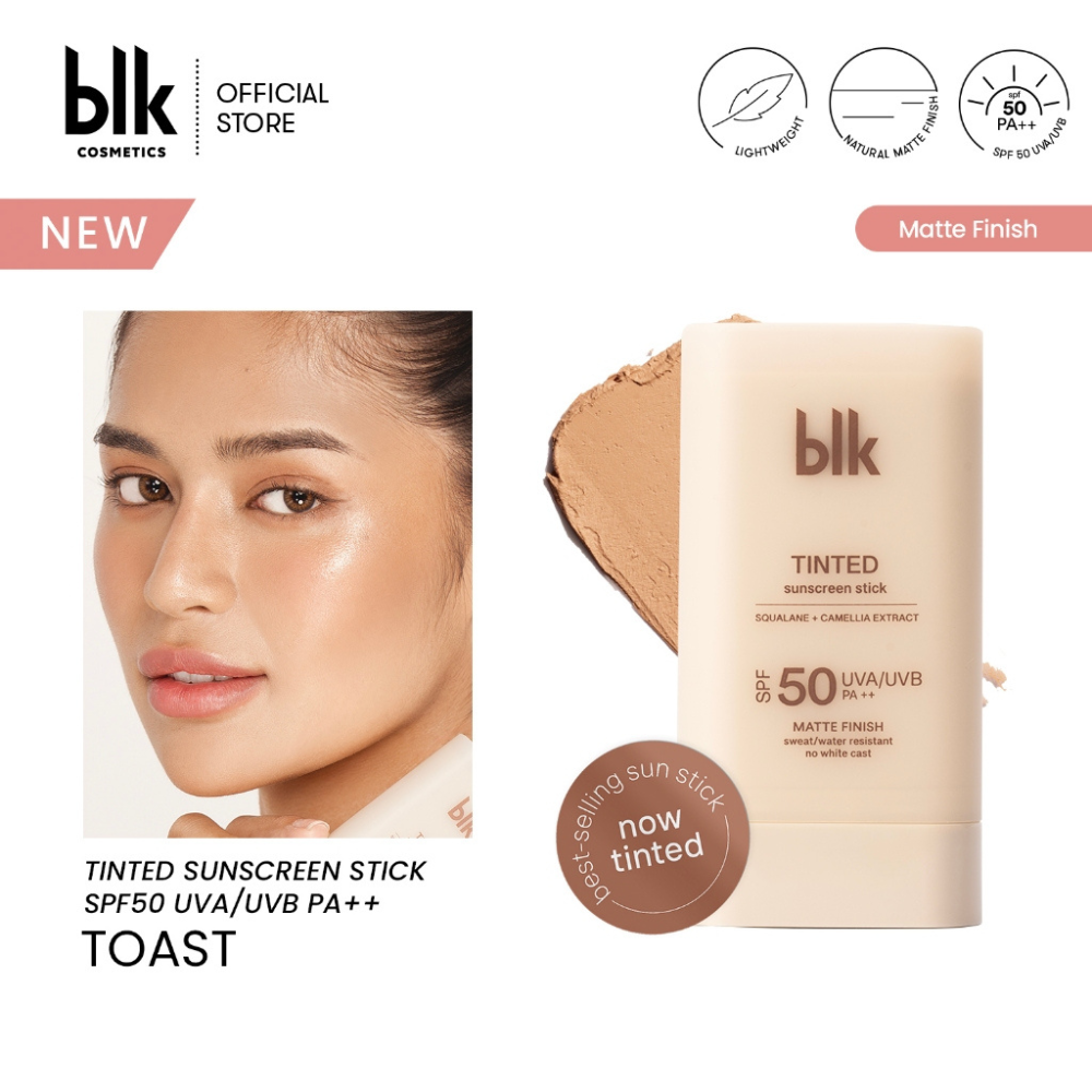 blk cosmetics  tinted Sunscreen Sticks - Matte Finish Sweat/Water Resistant