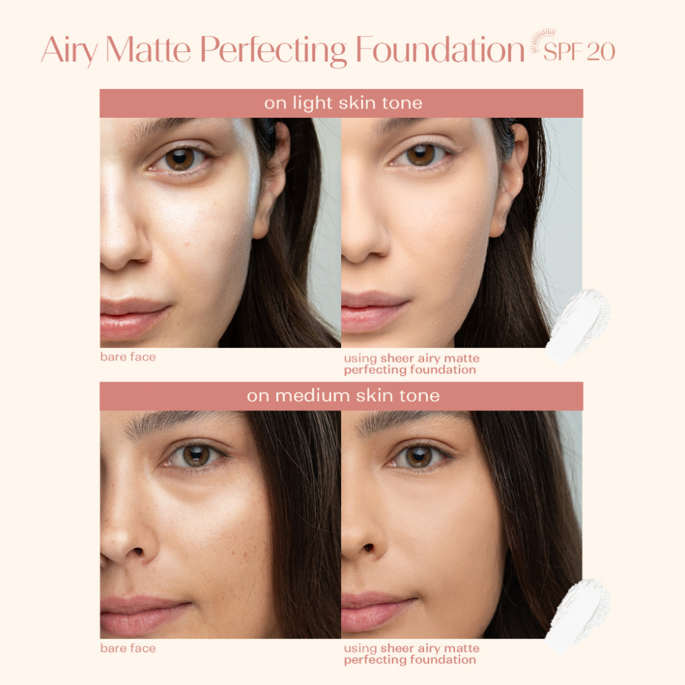 Blk Cosmetics Airy Matte Perfecting Foundation SPF 20 - Sheer