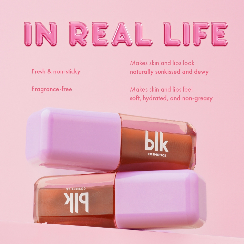 blk cosmetics Fresh Color Adapting Lip and Cheek Oil - Sunkissed