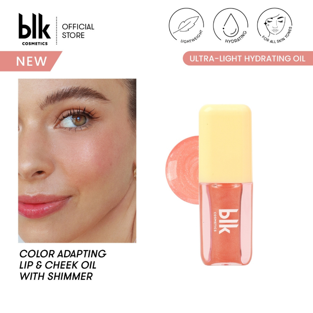 blk Cosmetics Fresh Color Adapting Lip and Cheek Oil with Shimmer