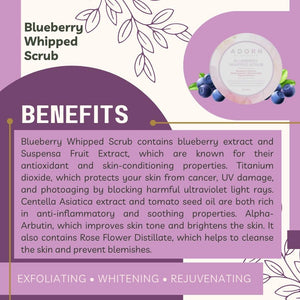 Adorn by Calmskin Blueberry Whipped Scrub 250ml