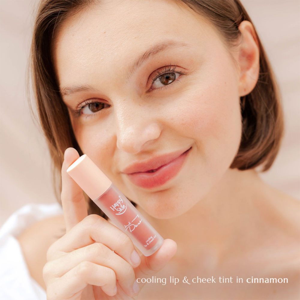 Happy Skin Fresh Morning Dew Cooling Lip & Cheek Tint - Cinnamon