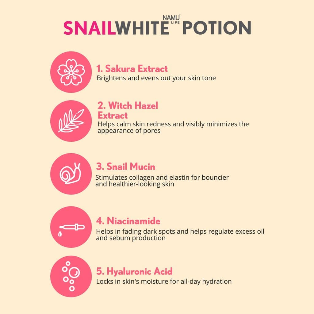 Snail White Sakura Hazel Soothing Essence Gel