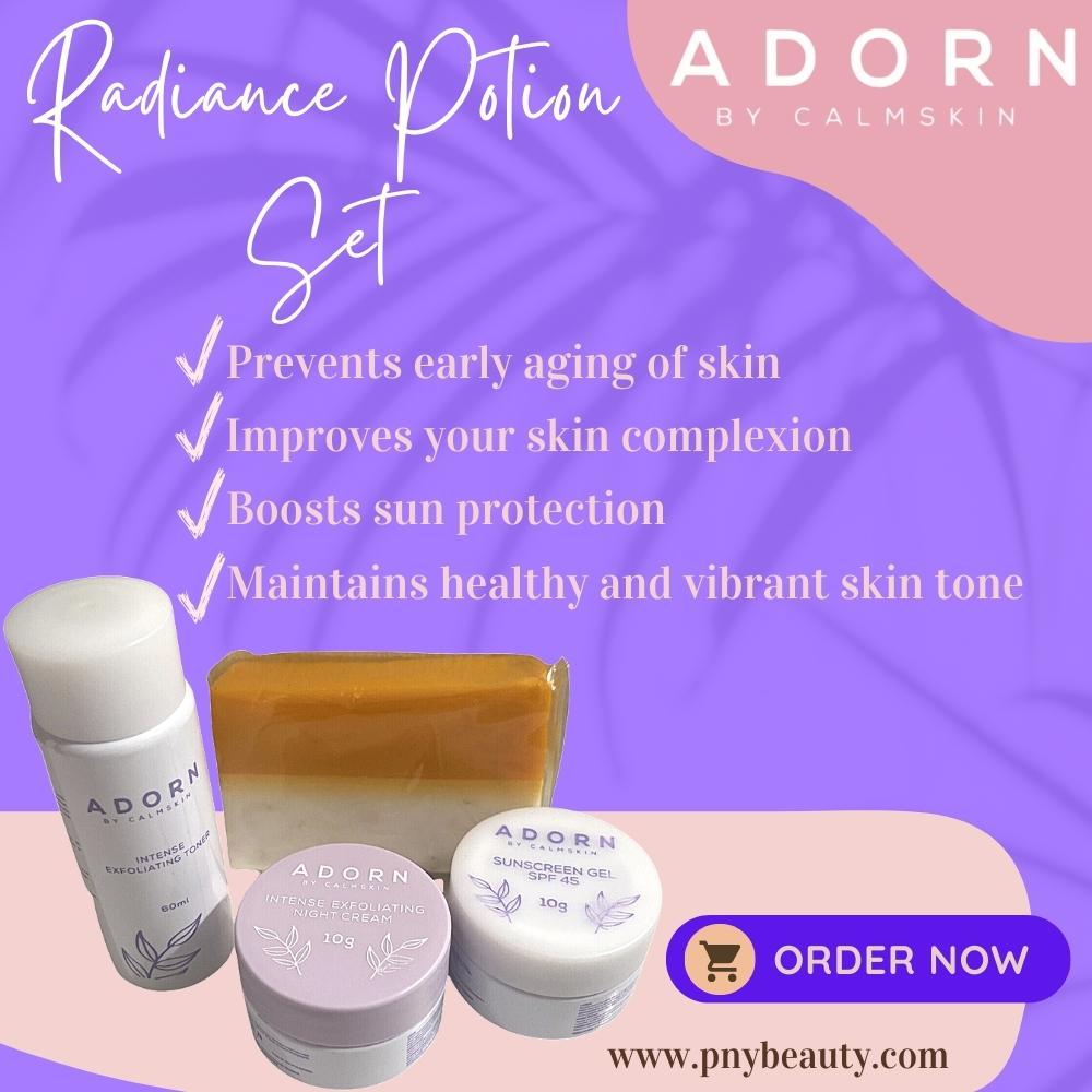 Adorn by Calmskin Radiance Potion Set