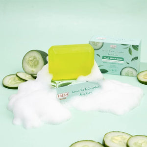 Fresh Skinlab Philippines Green Tea and Cucumber Jelly Serum Soap