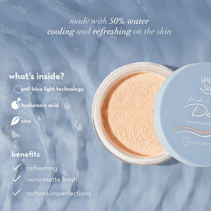 Happy Skin Fresh Morning Dew Aqua Cooling Setting Powder - 02 Beige