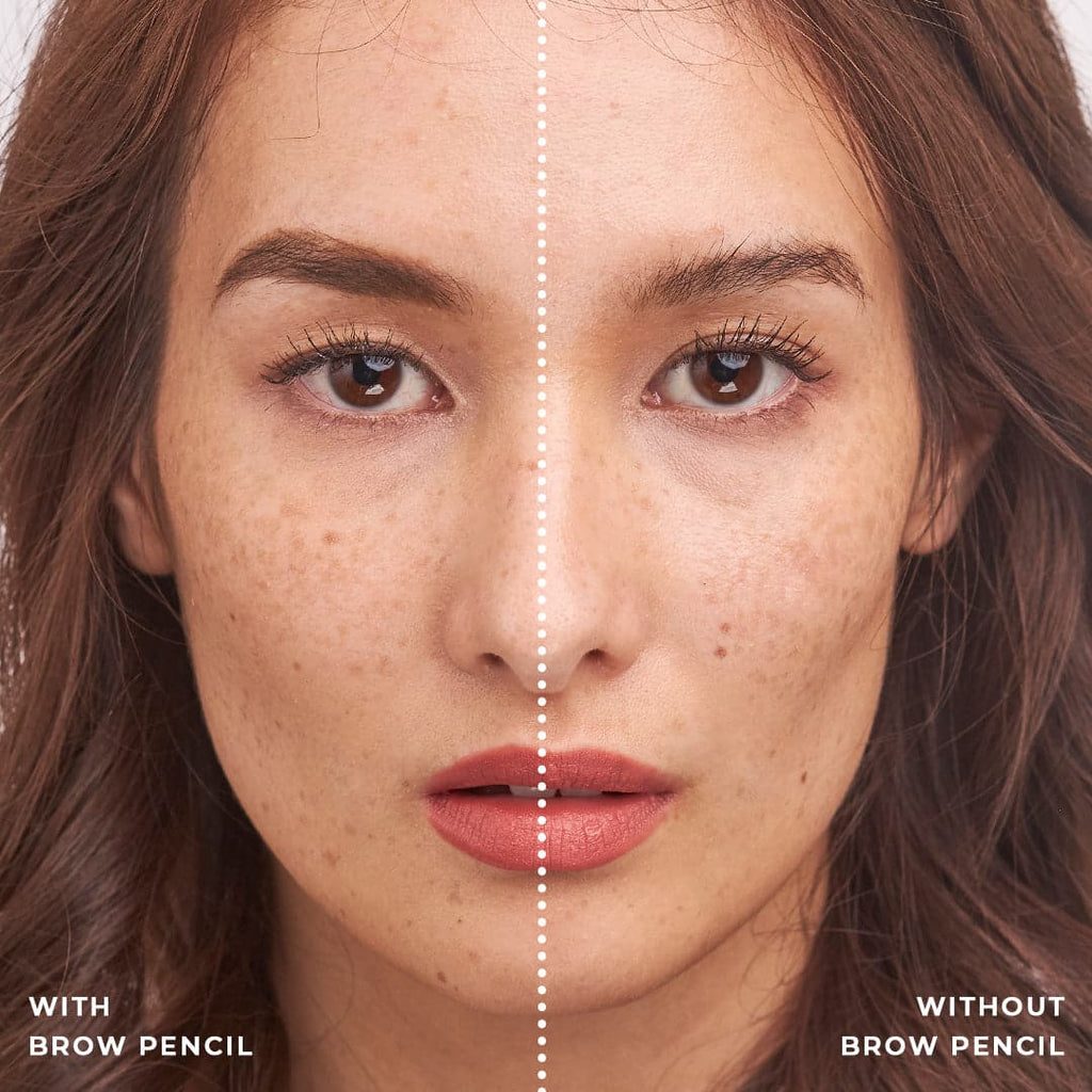 Brow Pencil - Brown Before and After