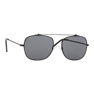Sunnies Studioos Benny Square Sunglasses for Men and Women - Charcoal Full