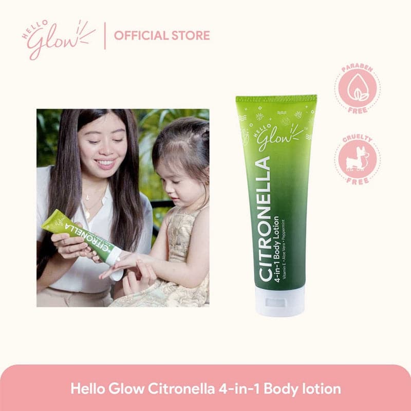Hello Glow Citronella 4 in 1 Body Lotion